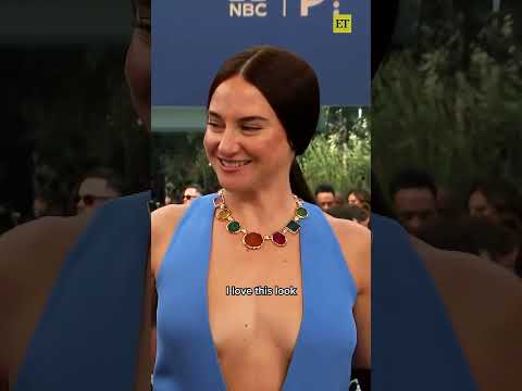 Shailene Woodley <strong>is</strong> FEELING herself <strong>in</strong> her #Emmys look. 👏 #shailenewoodley