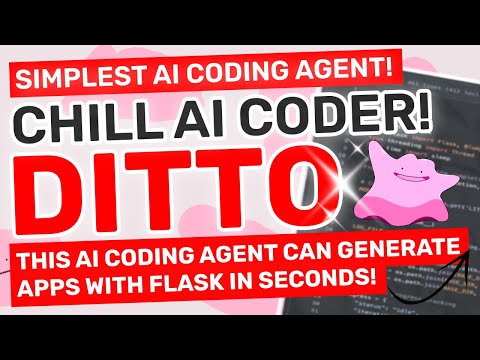 Ditto : This CODING Agent can Generate Applications with Flask in Seconds! (w/ Ollama Support)