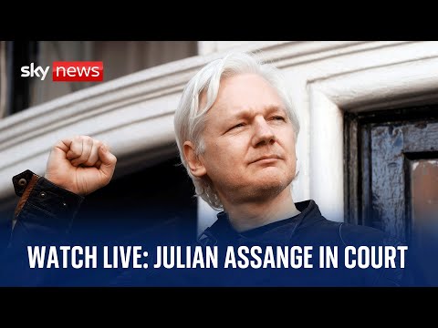 Watch live: Julian Assange in court as he fights extradition to the US