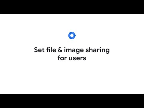 Set file & image sharing for users