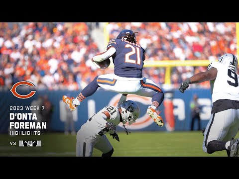 D'Onta Foreman's best plays from 3-TD game | Week 7 video clip
