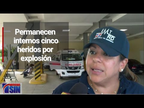 Permanecen internos cinco heridos por explosión