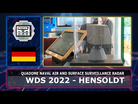 WDS 2022 HENSOLDT intelligence reconnaissance sensors Quadome Naval Air & Surface Surveillance Radar