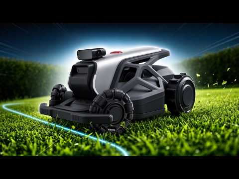 This Robot lawn mower is DIFFERENT (AIRSEEKERS Tron Robotic Lawn Mower)