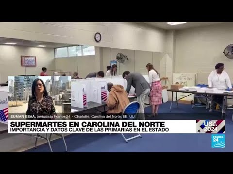 Informe desde Charlotte: Carolina del Norte, estado clave en el Supermartes • FRANCE 24 Español