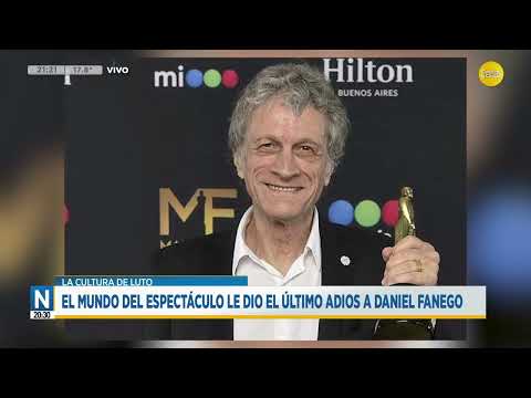 El mundo del espectáculo le dio el último adiós a Daniel Fanego ?N20:30?20-09-24