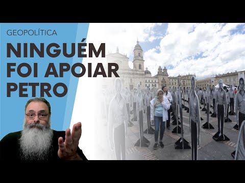 GUSTAVO PETRO, AMIGO de LULA, pode PERDER o MANDATO, convoca MANIFESTAÇÃO de APOIO e... NINGUÉM VAI