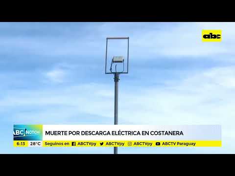 Joven mujer muere por descarga eléctrica en la costanera de Asunción