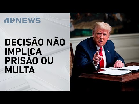 Trump é condenado por compra de silêncio de amante