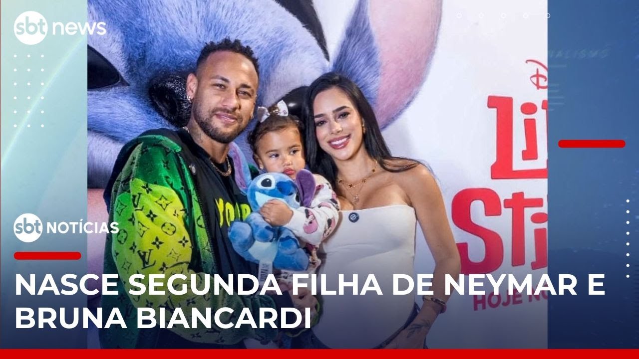 Nasce segunda filha de Neymar e Bruna Biancardi | SBTNotícias