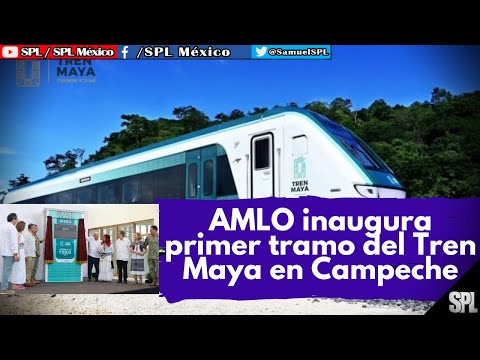 AMLO INAUGURA el Tren Maya: primer viaje del Tren Maya de San Francisco a Mérida