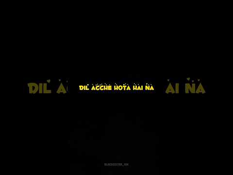 Jinke dil acche hote hai unki kismat 😓 black screen video #sad #love #lyrics #shayari #sadstatus #op