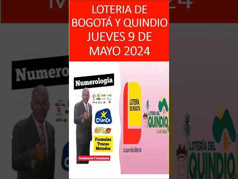 Shorts NÚMEROS DE LA SUERTE LOTERIA DE BOGOTA Y QUINDIO HOY JUEVES 9 de mayo 2024 #bogota #quindio