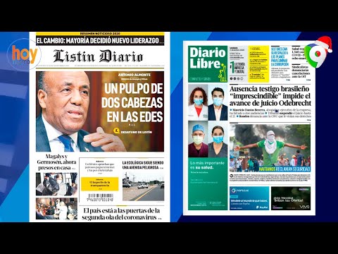 Titulares prensa dominicana viernes 11DIC | Hoy Mismo