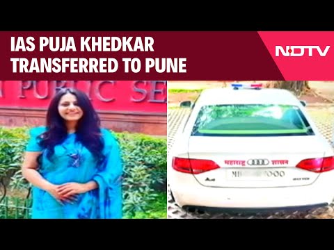 Pune IAS Officer Pooja Khedkar | Pune IAS Officer, Who Used Red Beacon On Private Audi, Transferred