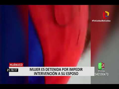 Huánuco: mujer impidió que su pareja sea detenida por manejar mototaxi sin mascarilla