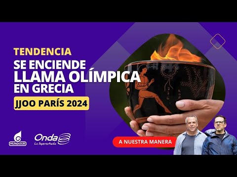 Se encendió la llama olímpica en Grecia camino a los Juegos Olímpicos de París 2024