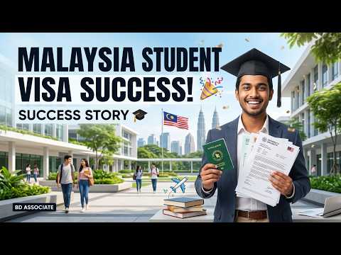 🎉🇲🇾 Malaysia Student Visa Success Story! 🎓✈️
