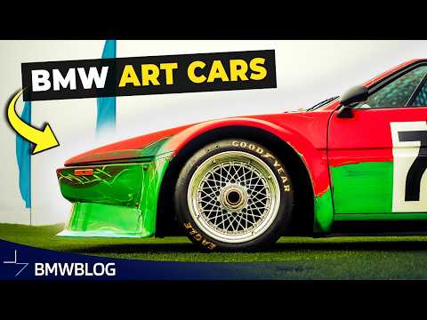 Andy Warhol Painted This BMW M1 Art Car in Just 28 Minutes