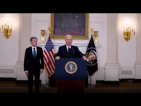 Presidente Joe Biden se expresa ante ataques terroristas en Israel