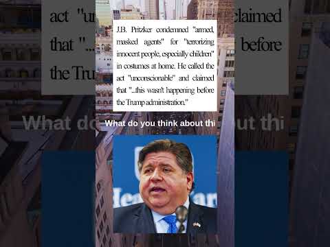 Pritzker Armed Agents Terrorizing Children is Unconscionable    Wasn't Happening Before Trump
