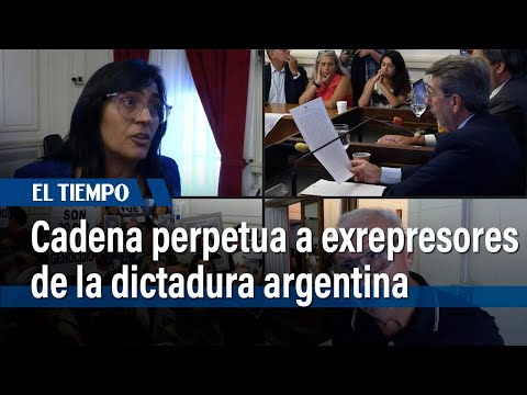 Condenan a prisión perpetua a 10 exrepresores por crímenes durante la dictadura argentina