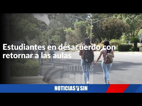 Estudiantes en desacuerdo con retornar a las aulas