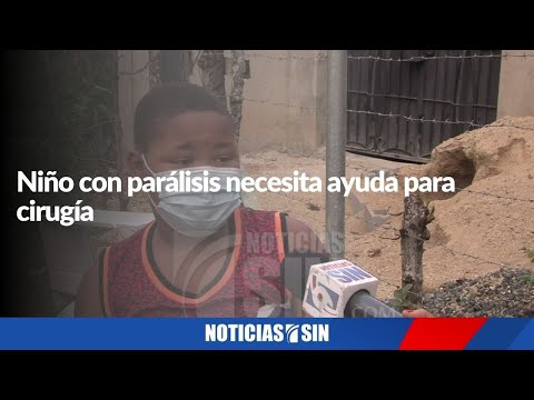 Niño con parálisis necesita ayuda para cirugía