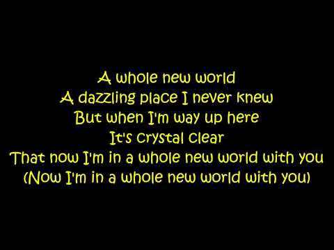 ZAYN, Zhavia Ward - A Whole New World (Aladdin) [Lyrics On Screen]