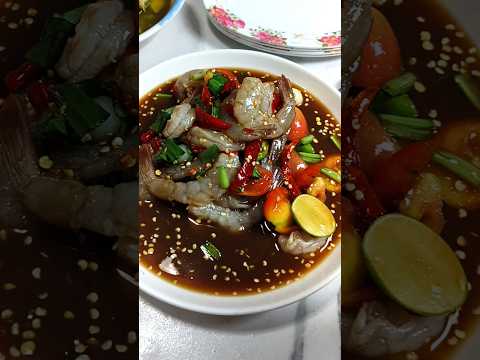 ตำกุ้งสดแซ่บๆๆๆๆมันโสภาfood