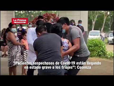 Pacientes sospechosos de Covid-19 en Honduras están llegando en estado grave a los triajes