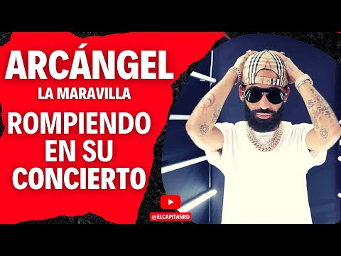 Arcangel rompe en su primer concierto en el coliseo de PR