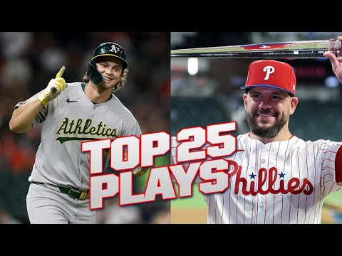 Top 25 Plays of July! (Nick Kurtzs 4-HR game, Schwarbers All-Star moment, and more)