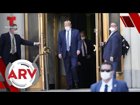 Trump deja hospital tras 3 días internado y se traslada a la Casa Blanca | Al Rojo Vivo | Telemundo