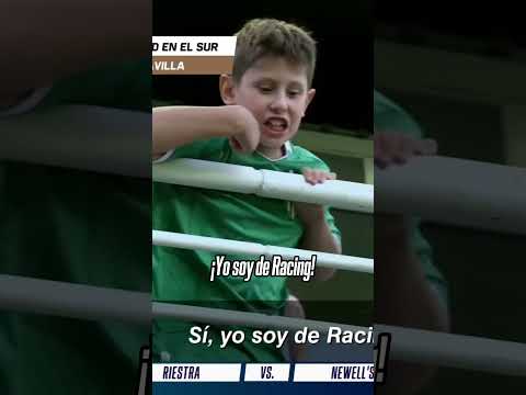 EL MINI HINCHA DE RACING... ¡EN LA TRIBUNA DE BANFIELD! Y... ¡CON LA CAMISETA DEL TALADRO! | #Shorts