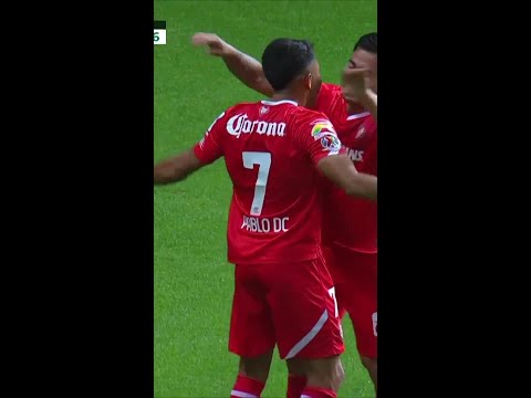 ¡QUÉ CLASE DE GOL!  Juan Pablo Domínguez la pone en el ángulo #shorts #ligamx