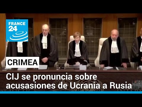 CIJ desestimó peticiones de Ucrania contra Rusia por Crimea • FRANCE 24 Español