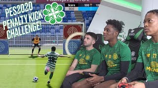 🎮 🥅 PES 2020 Penalty Kick Challenge ft. Celtic’s Karamoko Dembele, Frimpong and Taylor