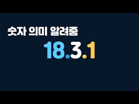 리액트 최신 버전 18.3.1 근데 18.3.1이 무슨 의미지? #semanticversioning #semver