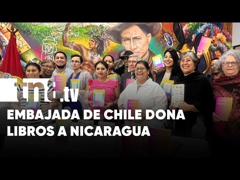 Embajada de Chile dona libros de Literatura Latinoamericana a Nicaragua