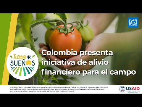 Gobierno de Colombia presenta iniciativa de alivio financiero para el campo