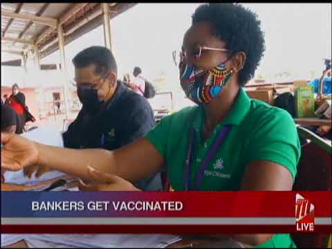 Bankers Get Vaccinated