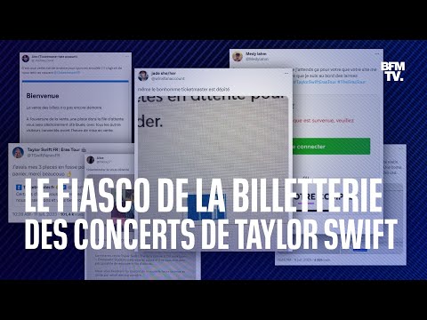La vente de places pour les concerts de Taylor Swift en France tourne au fiasco