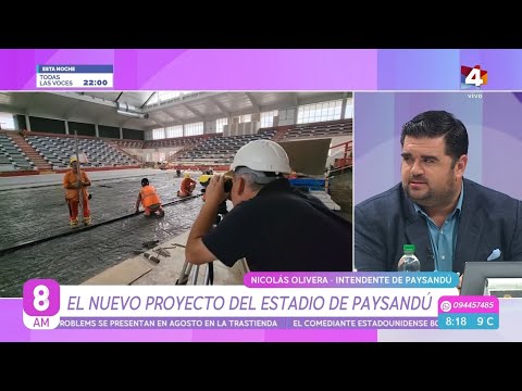 8AM - El nuevo proyecto del Estadio de Paysandú