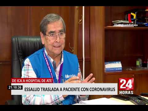 EsSalud se pronuncia sobre el traslado de paciente con COVID-19 de Ica a Lima