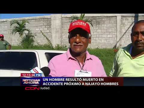 Hombre muere durante accidente de tránsito en San Cristóbal