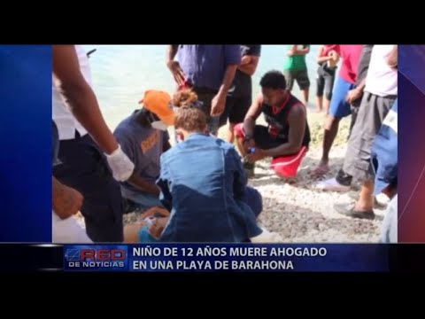 Niño de 12 años muere ahogado en una playa de Barahona