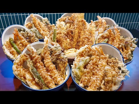 줄서서 먹는 튀김 덮밥집! 전국 42개 매장 텐동가게, 연남동 핫플레이스 / Popular tempura rice bowl- Korean street food