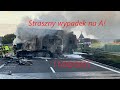 Wypadek na A1- 11 sierpnia 2025 Pelplin