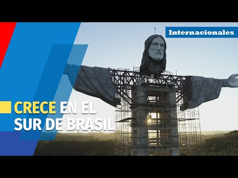 Imponente Cristo de 43 metros de altura crece en el sur de Brasil